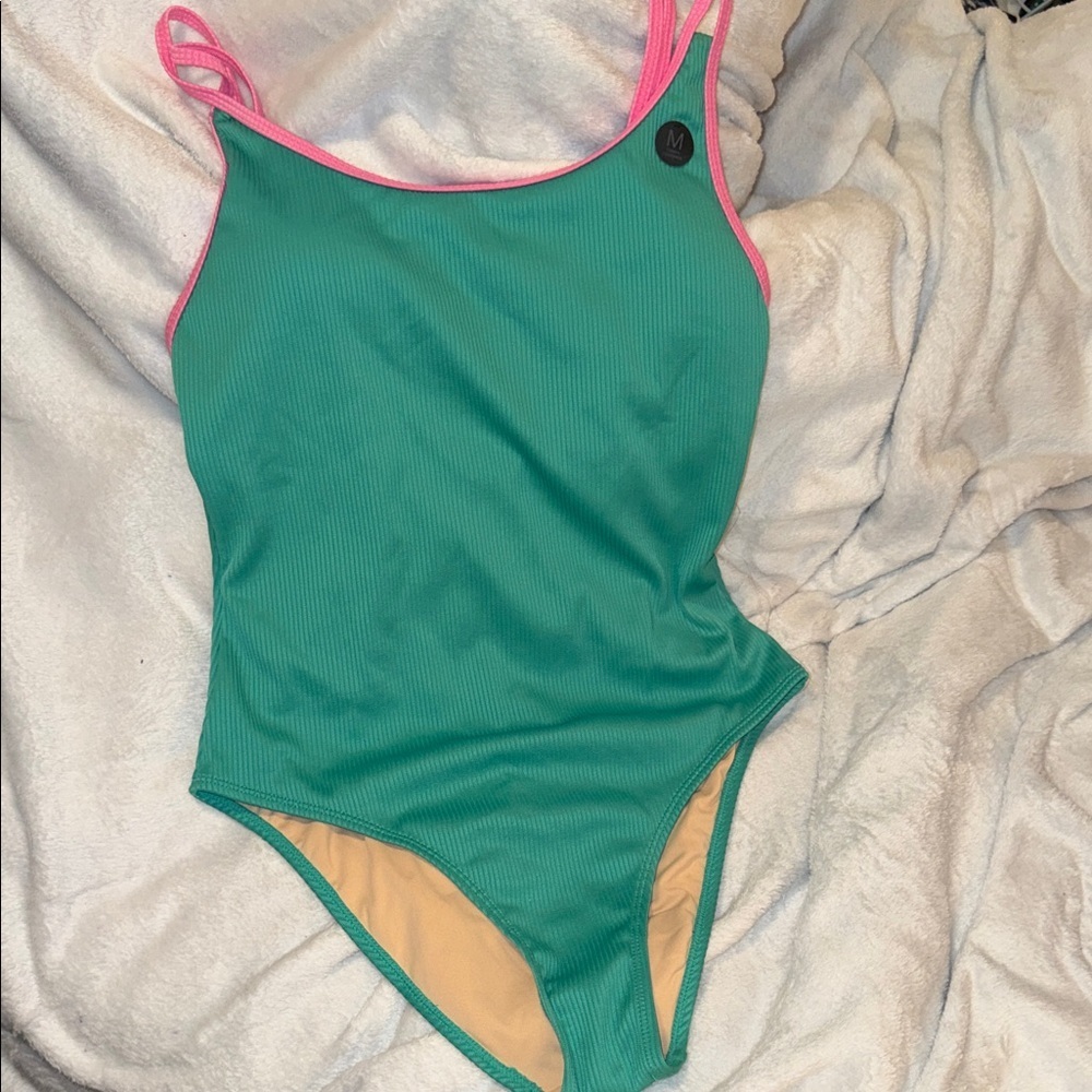 Cotton On Pink and Teal Swimsuit
